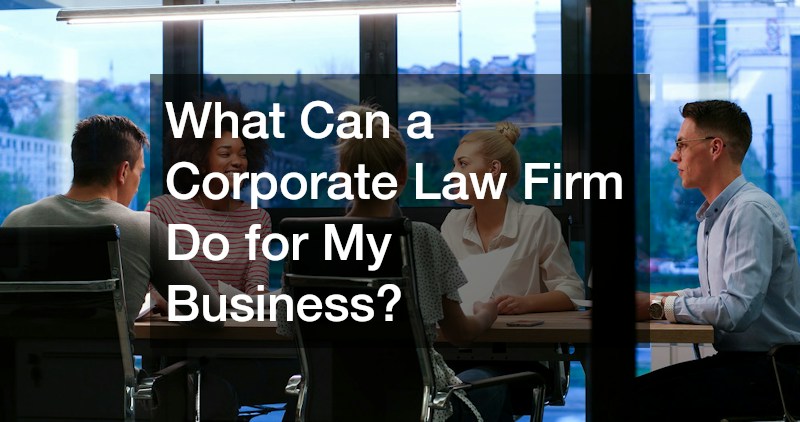 What Can a Corporate Law Firm Do for My Business?